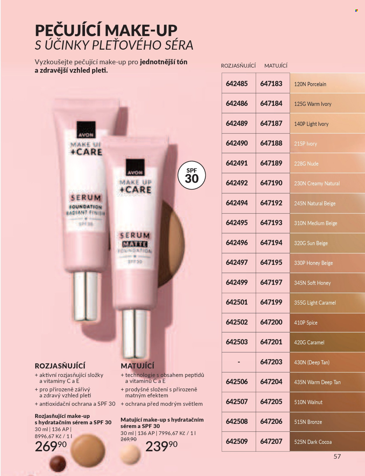 Leták AVON - 1. 7. 2026 - 31. 7. 2026. Strana 57
