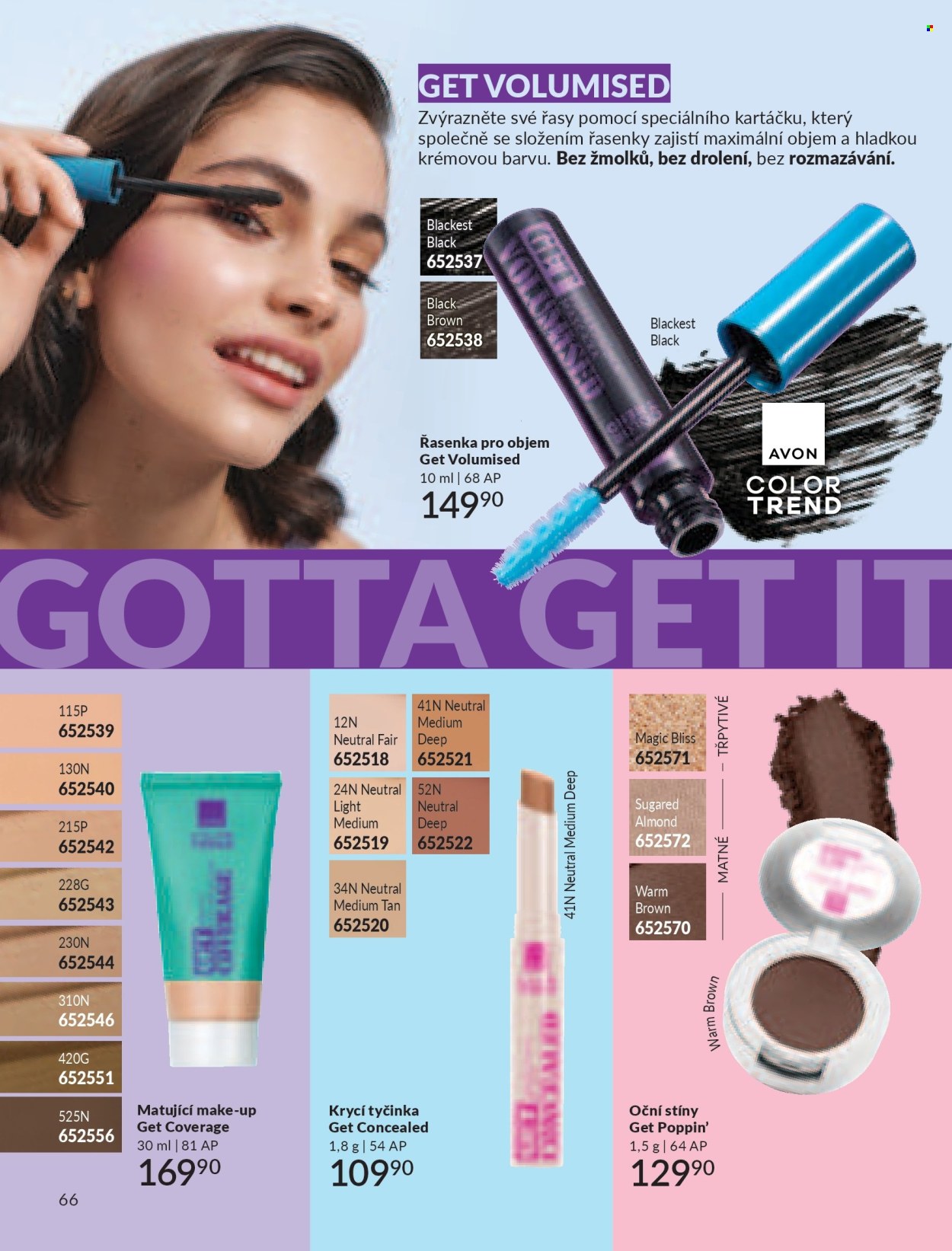 Leták AVON - 1. 7. 2026 - 31. 7. 2026. Strana 66