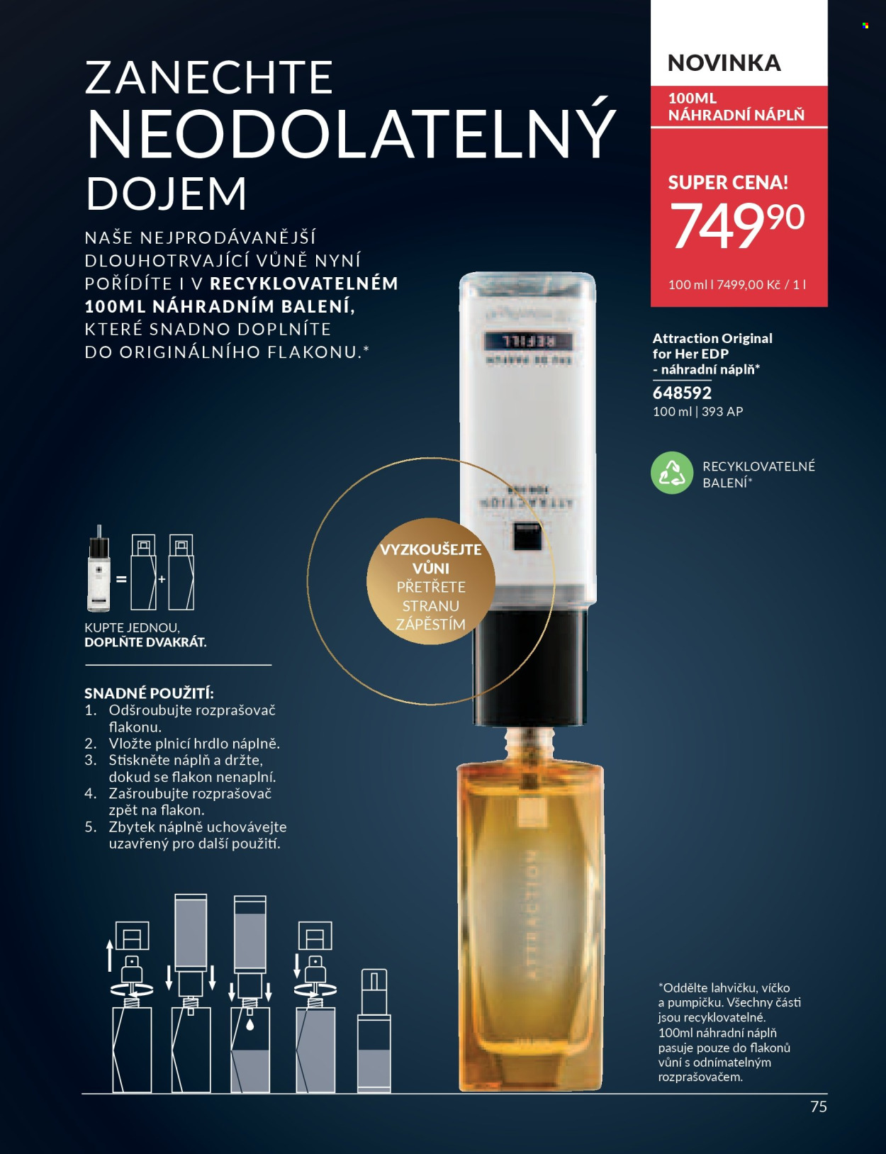Leták AVON - 1. 7. 2026 - 31. 7. 2026. Strana 75