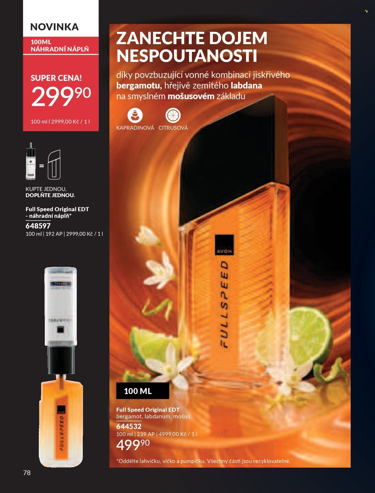 Leták AVON - 1. 7. 2026 - 31. 7. 2026. Strana 78