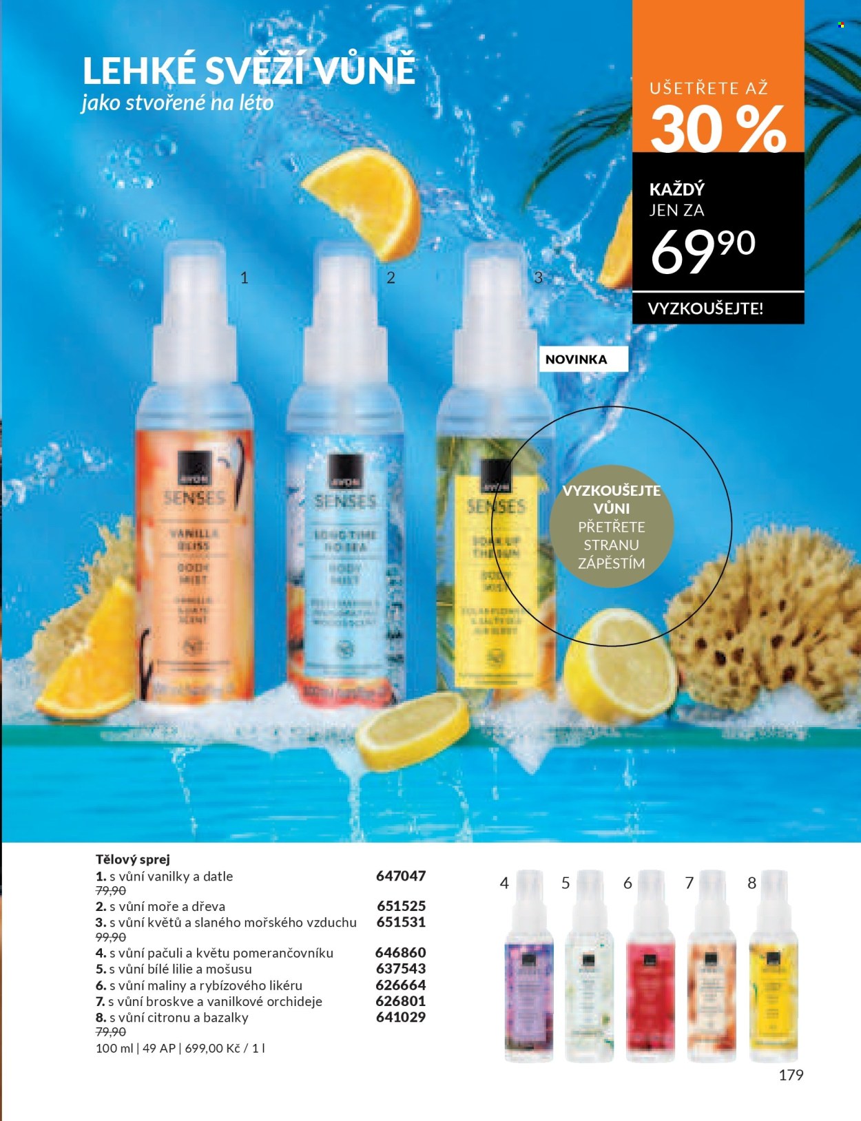 Leták AVON - 1. 7. 2026 - 31. 7. 2026. Strana 181