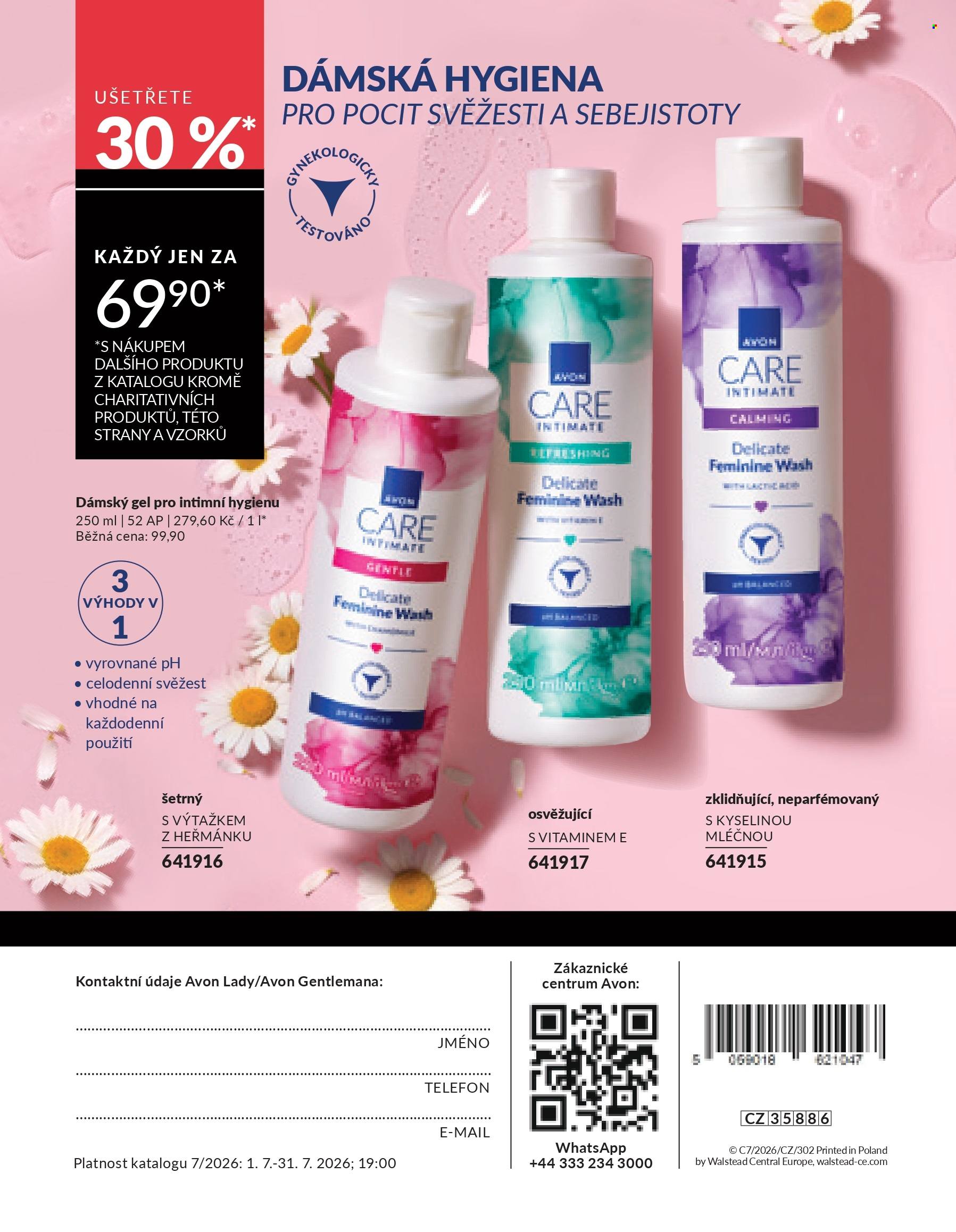 Leták AVON - 1. 7. 2026 - 31. 7. 2026. Strana 182