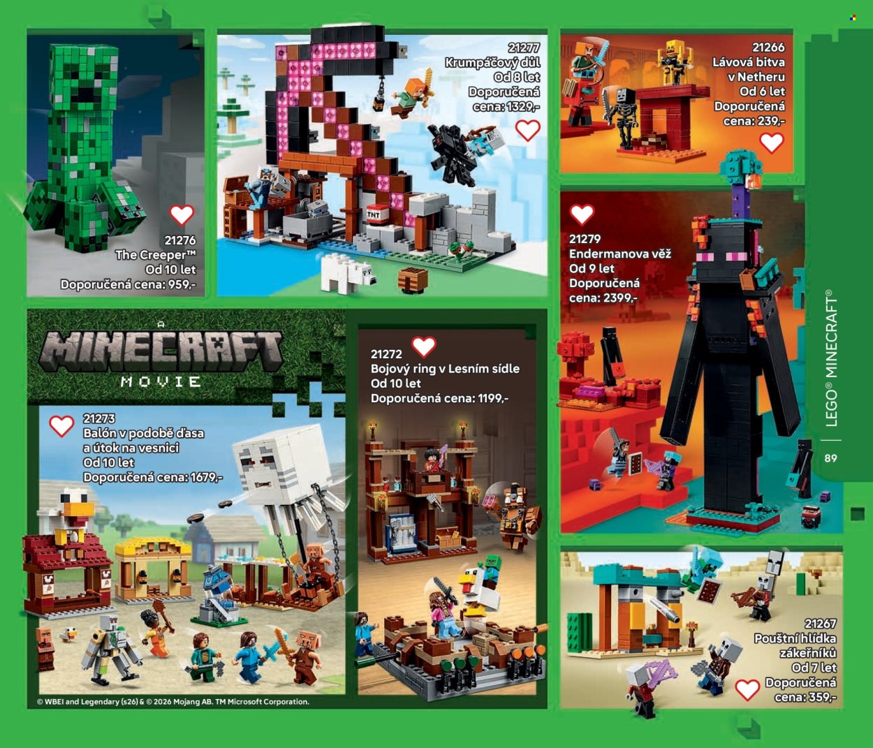 Leták LEGO - 1. 6. 2026 - 31. 12. 2026. Strana 89
