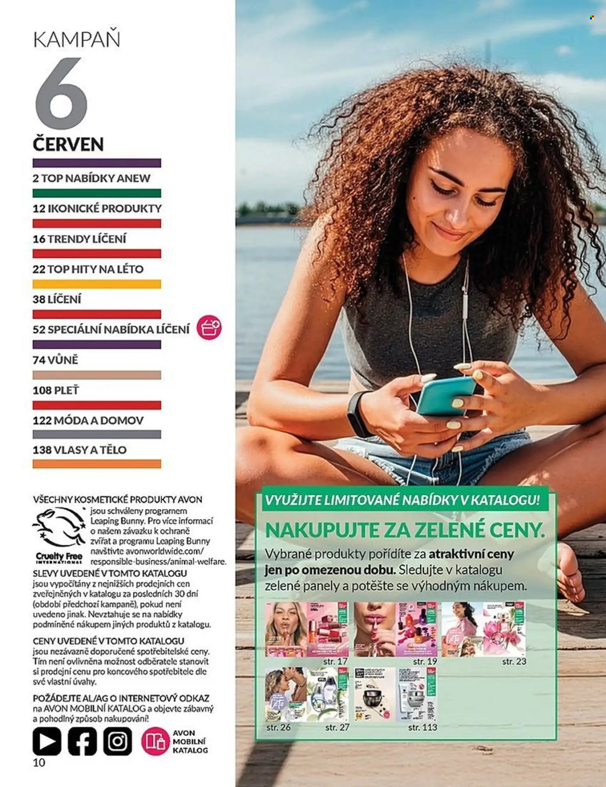 Leták AVON - 1. 6. 2026 - 30. 6. 2026. Strana 10