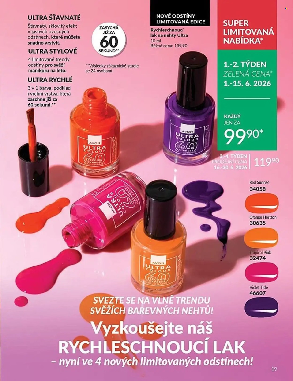 Leták AVON - 1. 6. 2026 - 30. 6. 2026. Strana 19