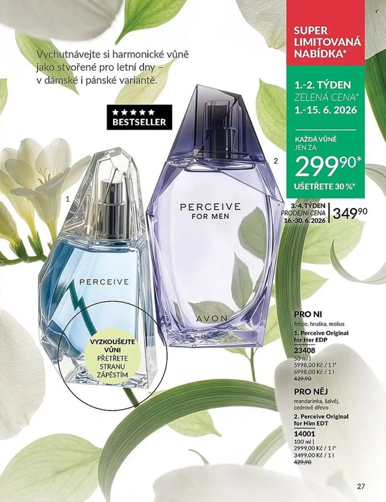 Leták AVON - 1. 6. 2026 - 30. 6. 2026. Strana 27