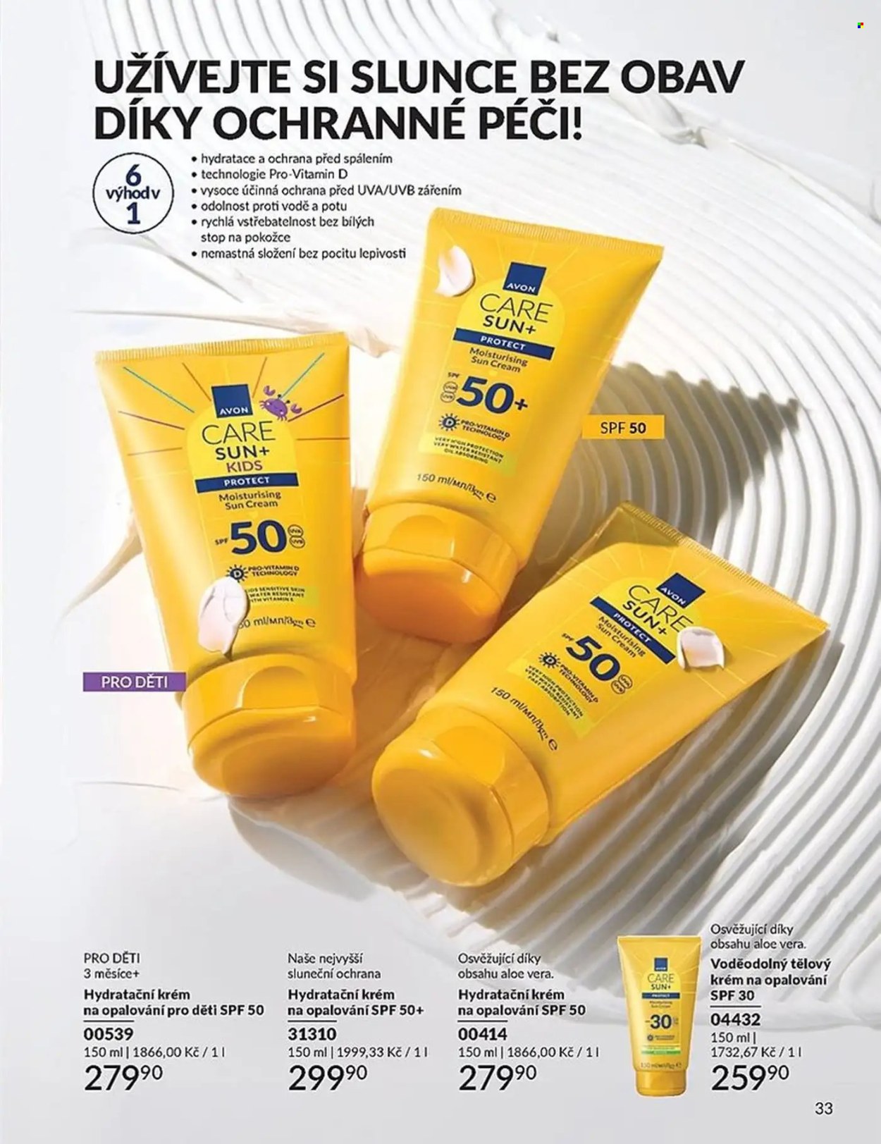Leták AVON - 1. 6. 2026 - 30. 6. 2026. Strana 33