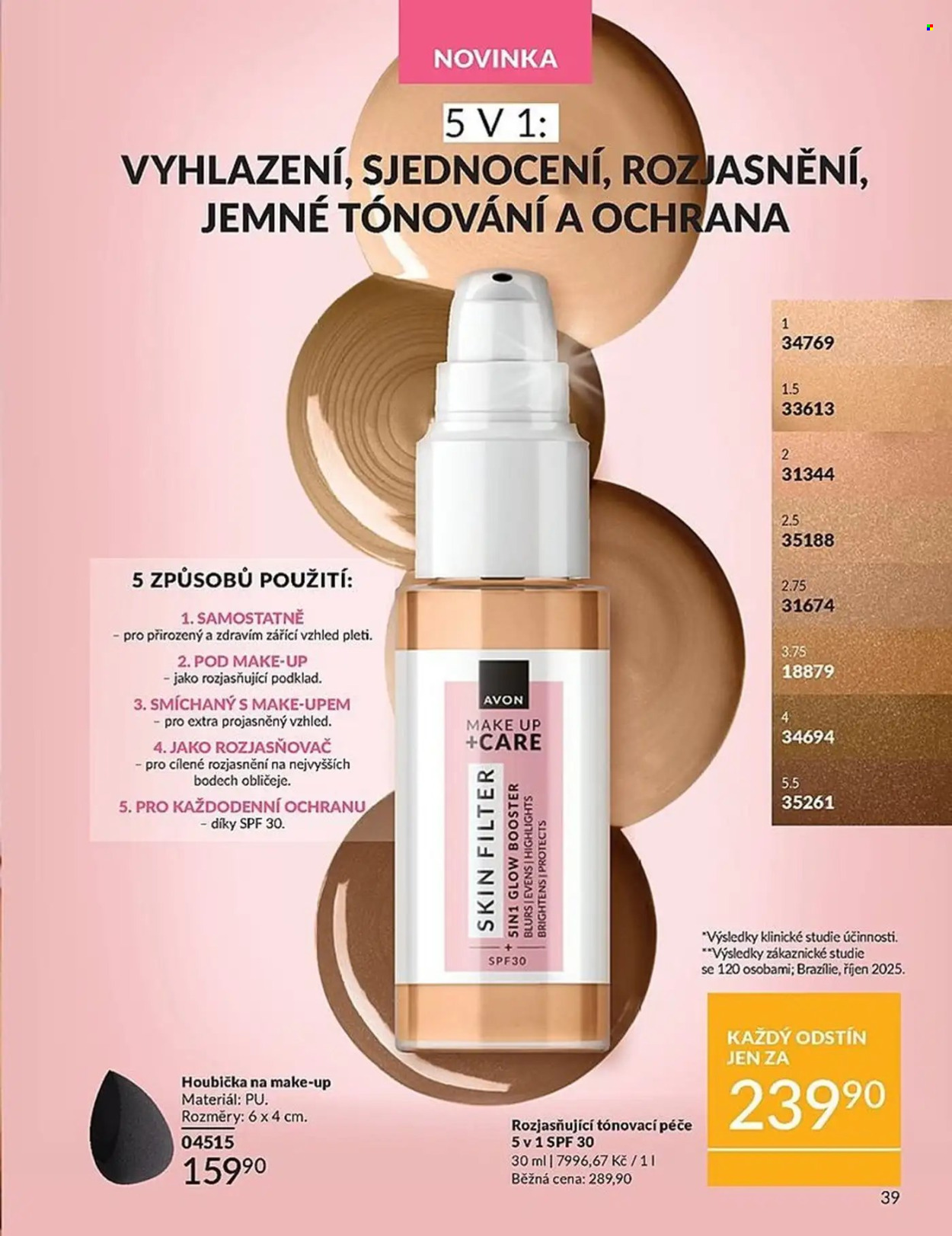 Leták AVON - 1. 6. 2026 - 30. 6. 2026. Strana 39