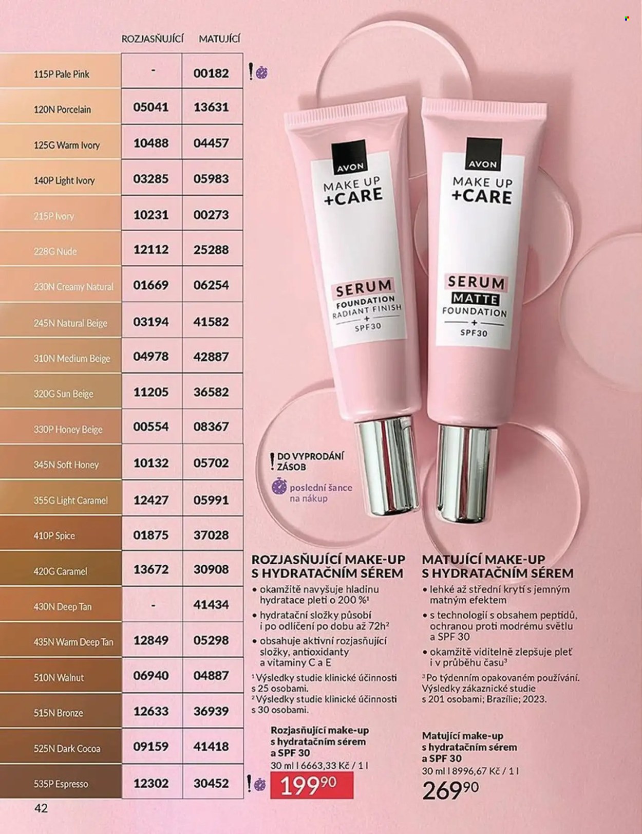 Leták AVON - 1. 6. 2026 - 30. 6. 2026. Strana 42