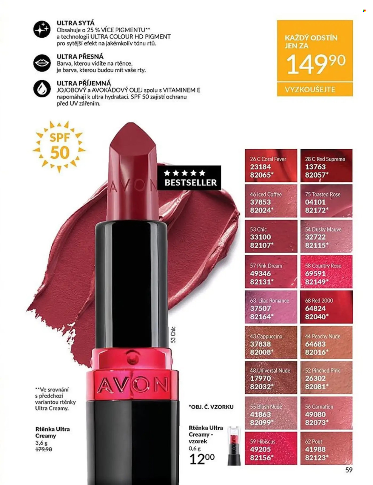 Leták AVON - 1. 6. 2026 - 30. 6. 2026. Strana 59