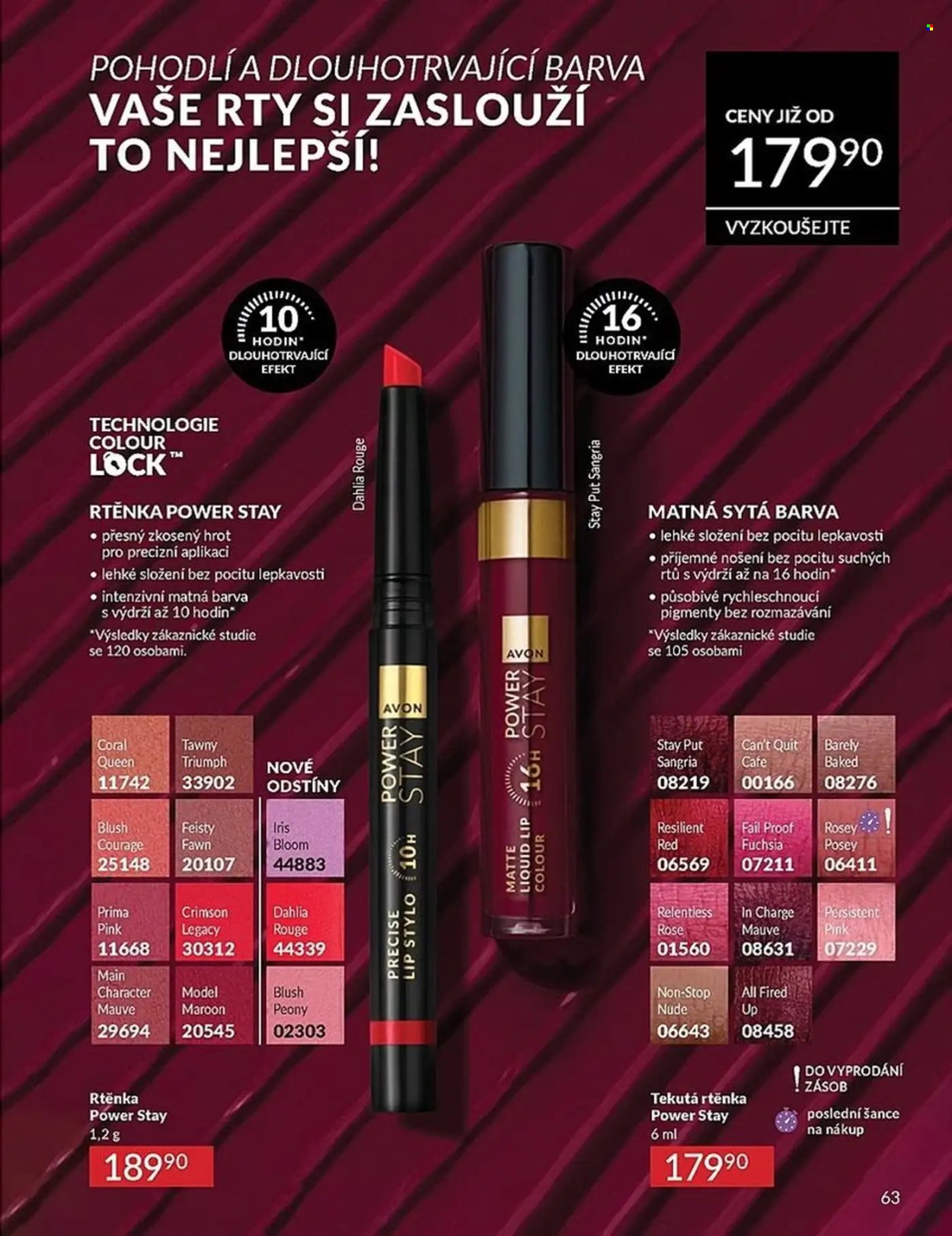 Leták AVON - 1. 6. 2026 - 30. 6. 2026. Strana 63