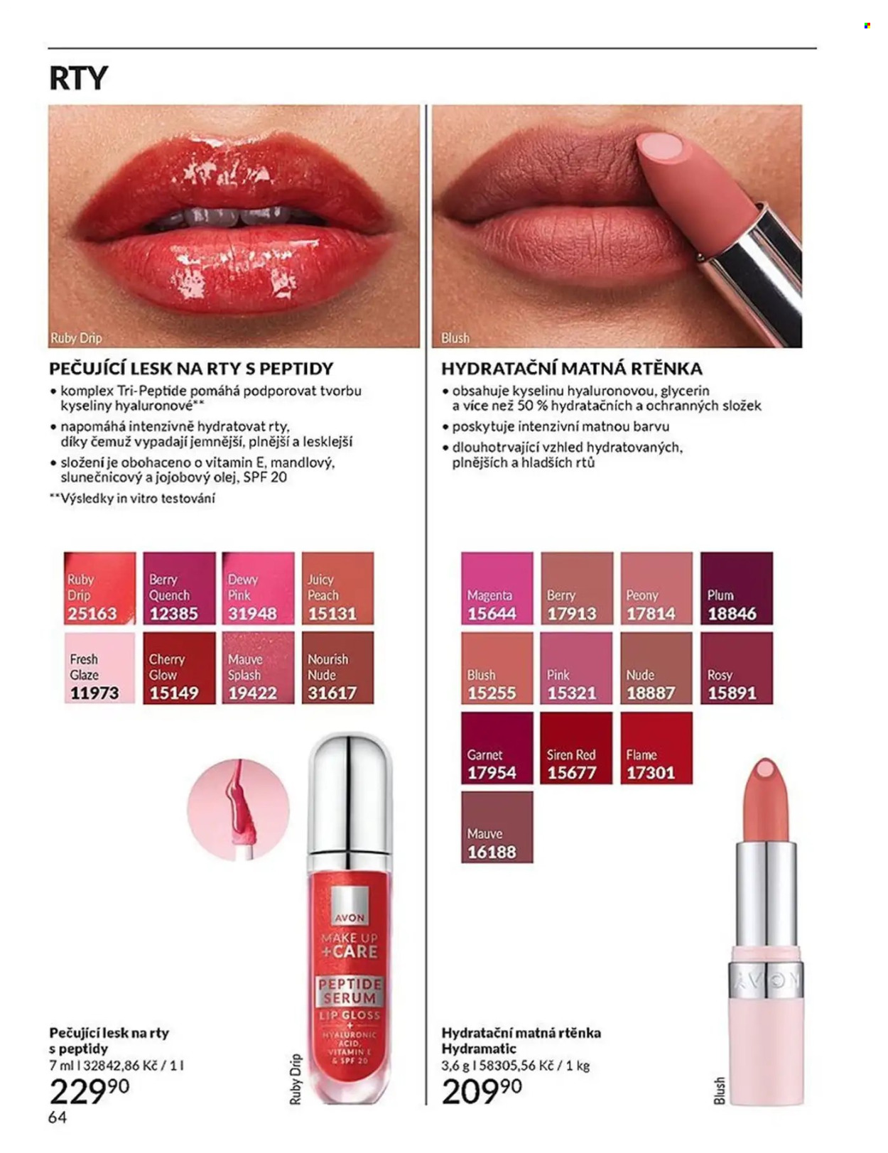 Leták AVON - 1. 6. 2026 - 30. 6. 2026. Strana 64