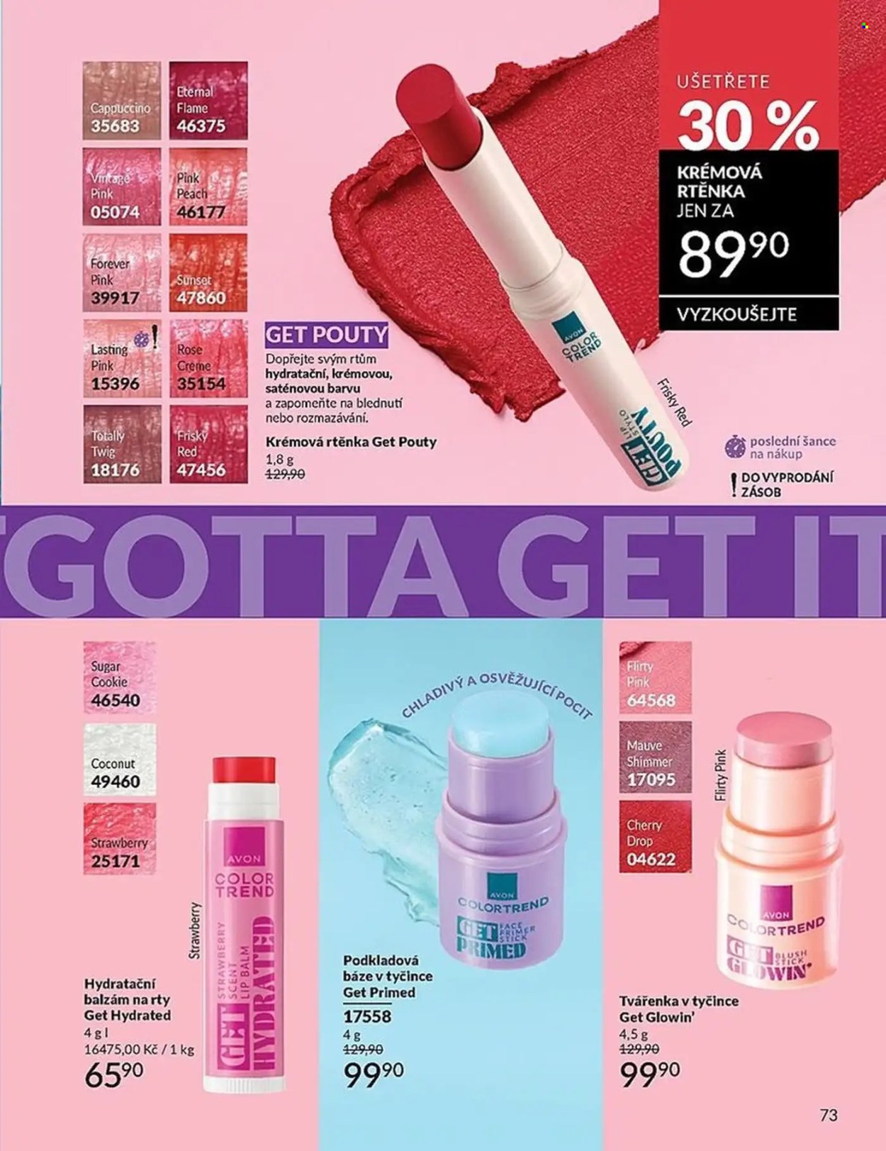 Leták AVON - 1. 6. 2026 - 30. 6. 2026. Strana 73