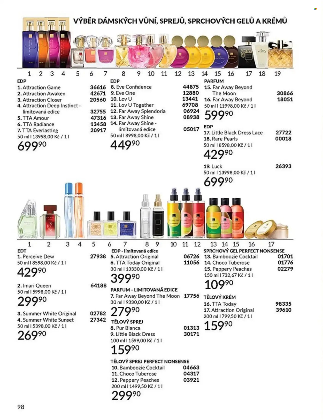 Leták AVON - 1. 6. 2026 - 30. 6. 2026. Strana 98