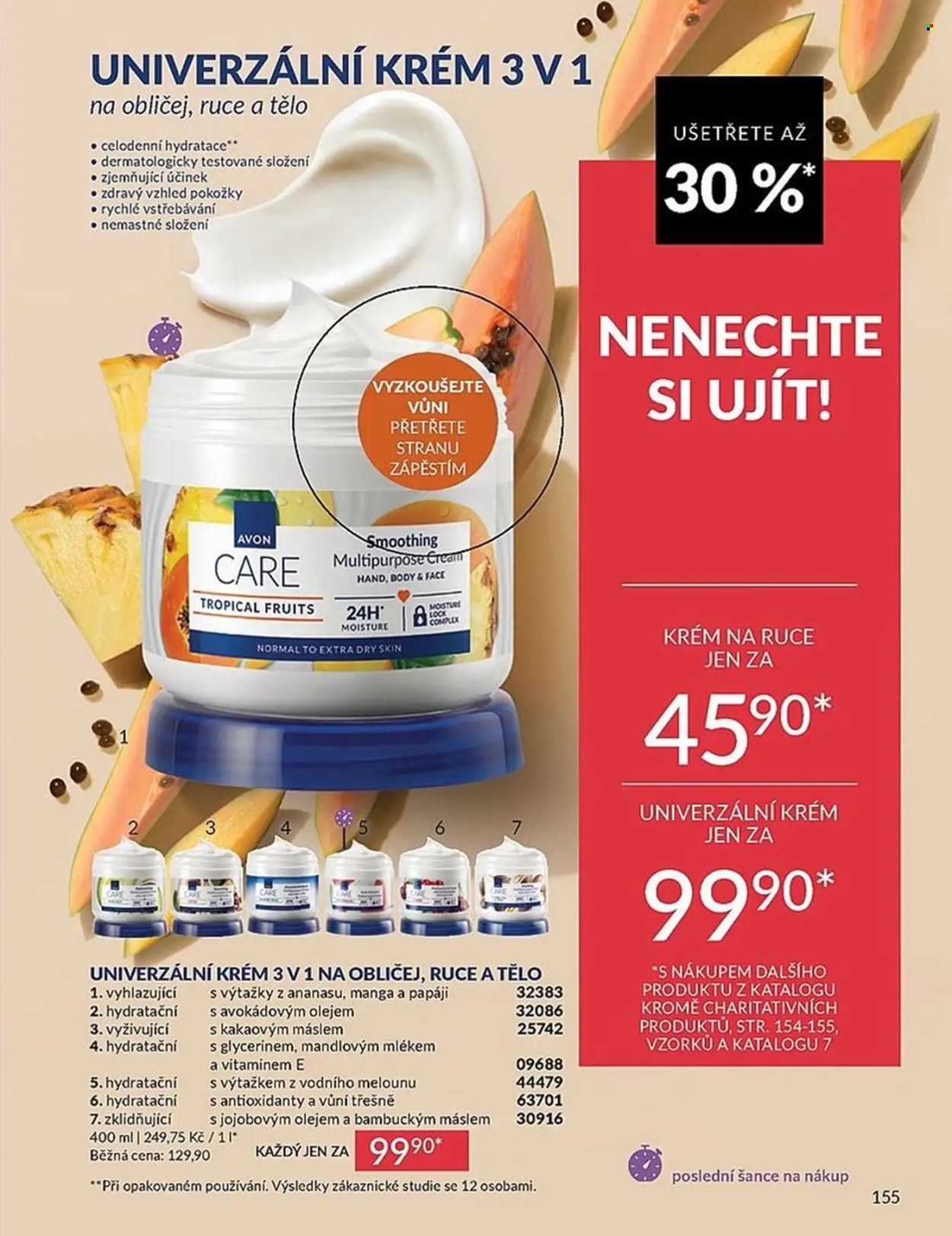 Leták AVON - 1. 6. 2026 - 30. 6. 2026. Strana 155