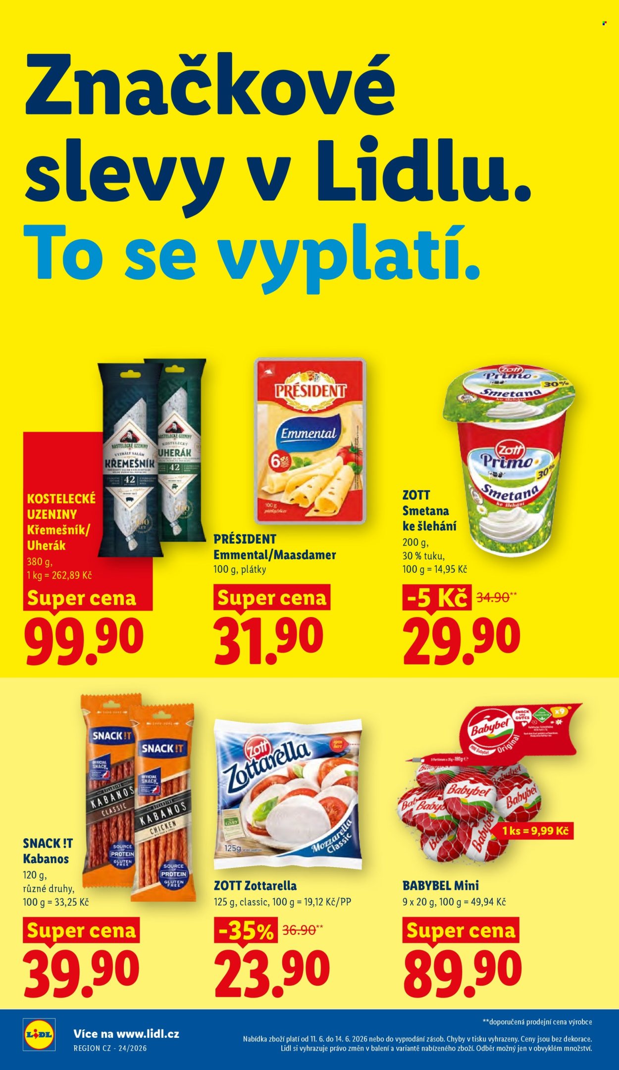 Leták Lidl - 11. 6. 2026 - 14. 6. 2026. Strana 20