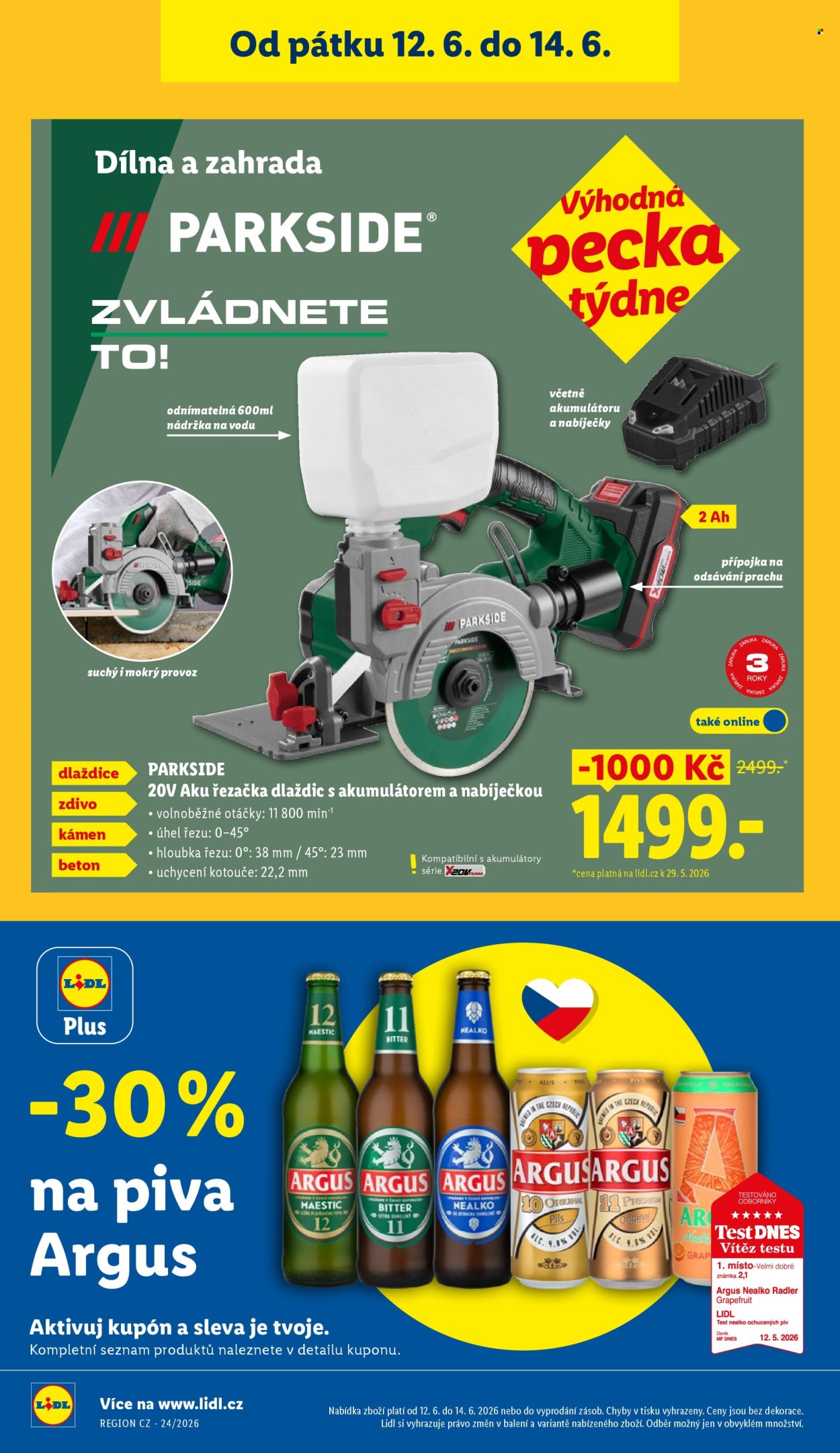 Leták Lidl - 11. 6. 2026 - 14. 6. 2026. Strana 50