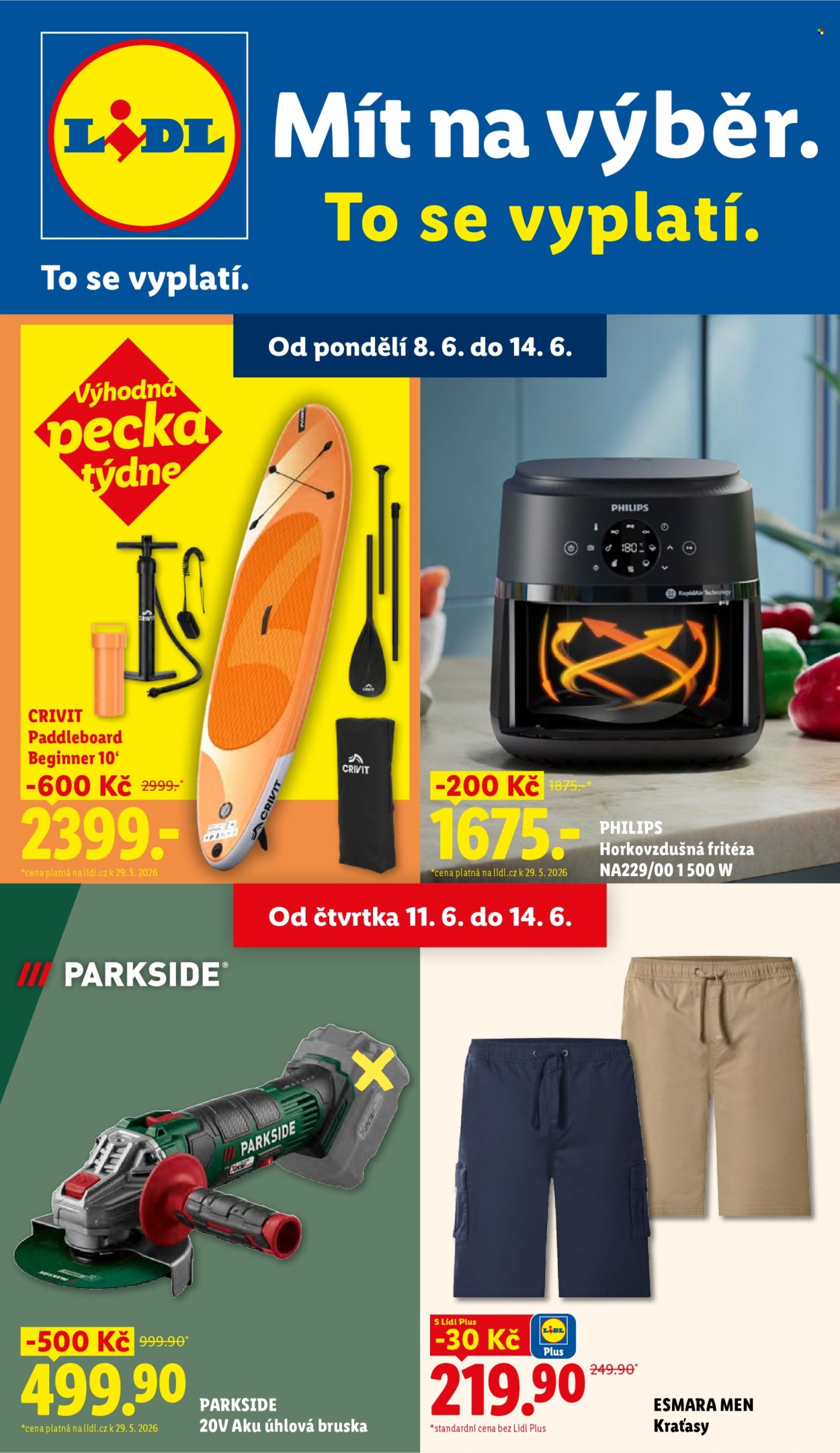 Leták Lidl - 8. 6. 2026 - 14. 6. 2026. Strana 1