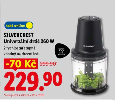 SILVERCREST UNIVERZÁLNÍ DRTIČ 260 W
