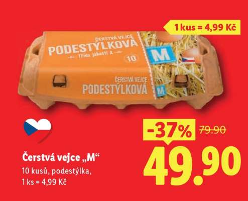 Čerstvá vejce M