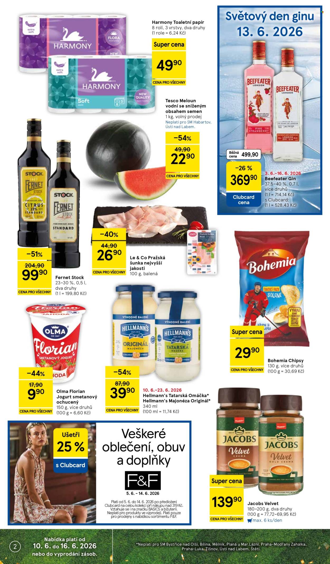 Leták TESCO supermarket - 10. 6. 2026 - 16. 6. 2026. Strana 2