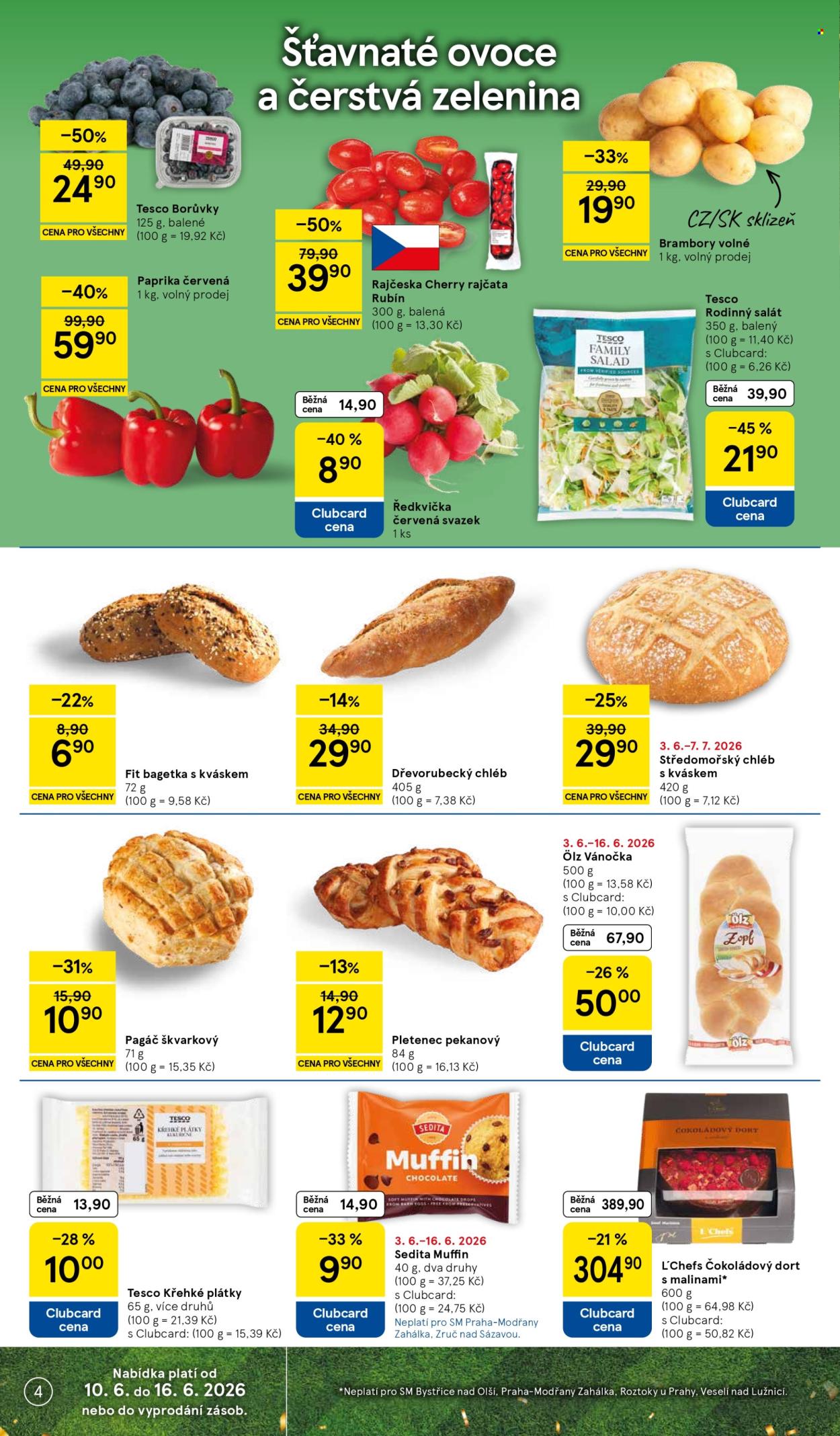 Leták TESCO supermarket - 10. 6. 2026 - 16. 6. 2026. Strana 4