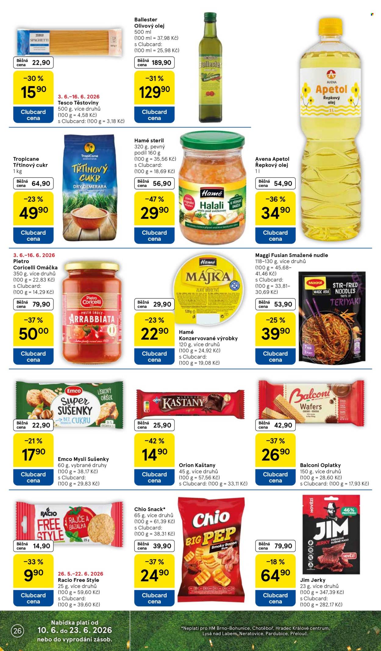 Leták TESCO - 10. 6. 2026 - 16. 6. 2026. Strana 26