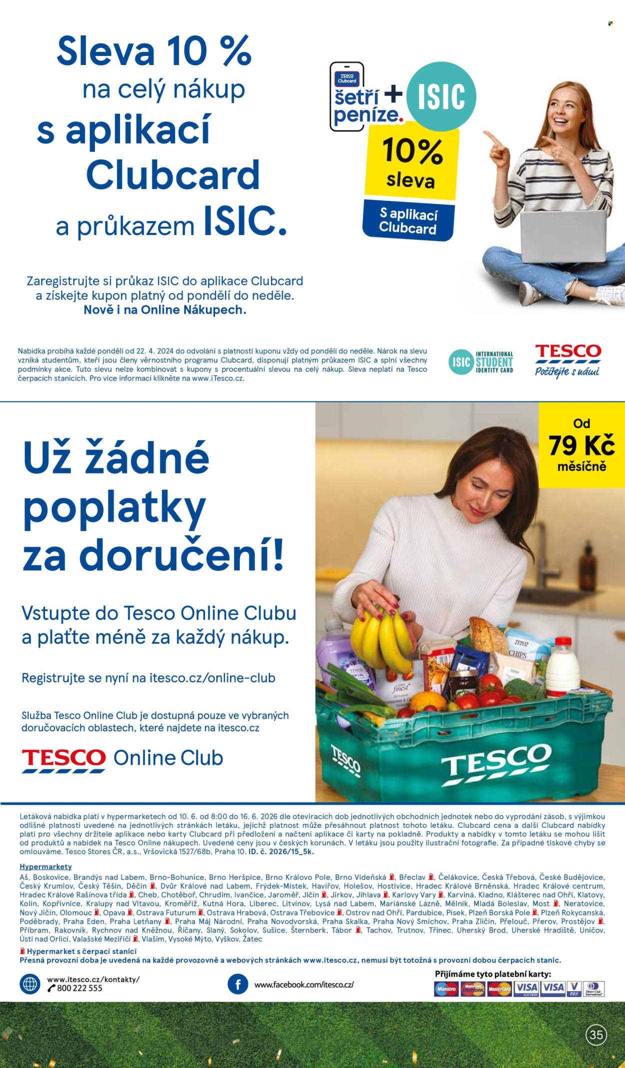 Leták TESCO - 10. 6. 2026 - 16. 6. 2026. Strana 35