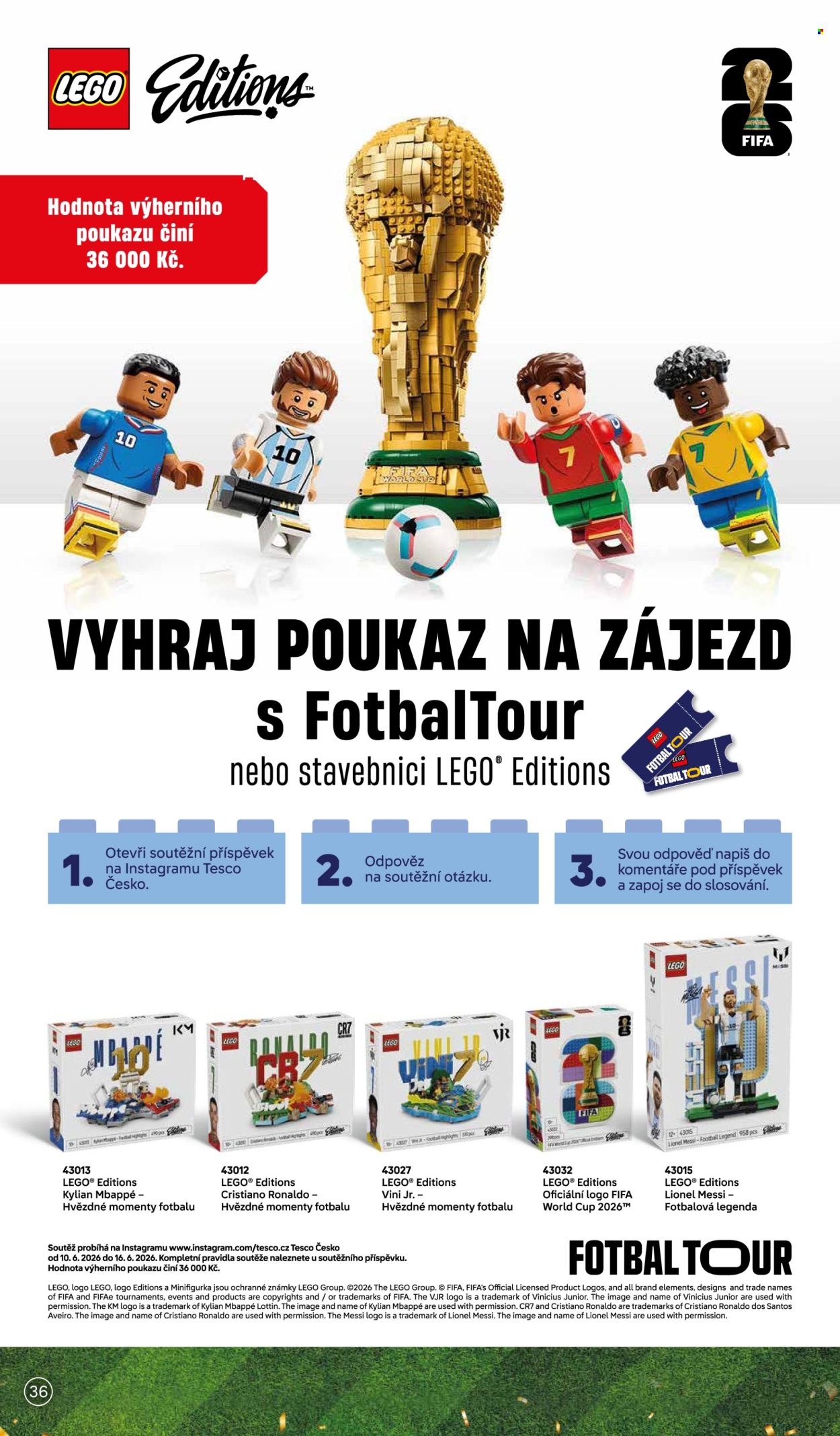 Leták TESCO - 10. 6. 2026 - 16. 6. 2026. Strana 36
