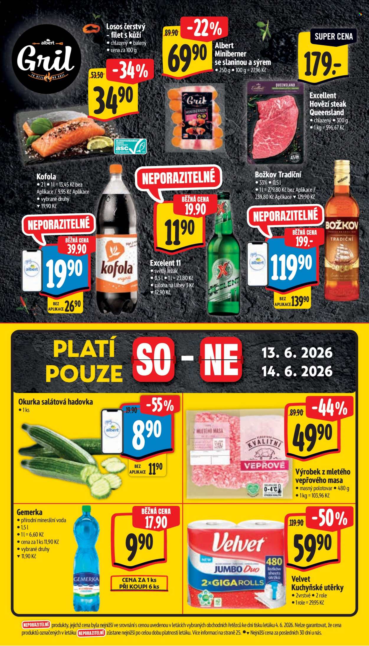 Leták Albert Supermarket - 10. 6. 2026 - 16. 6. 2026. Strana 6