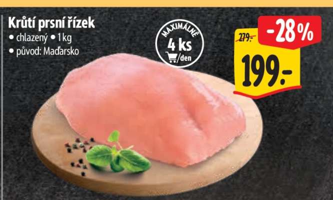 Krůtí prsní řízek