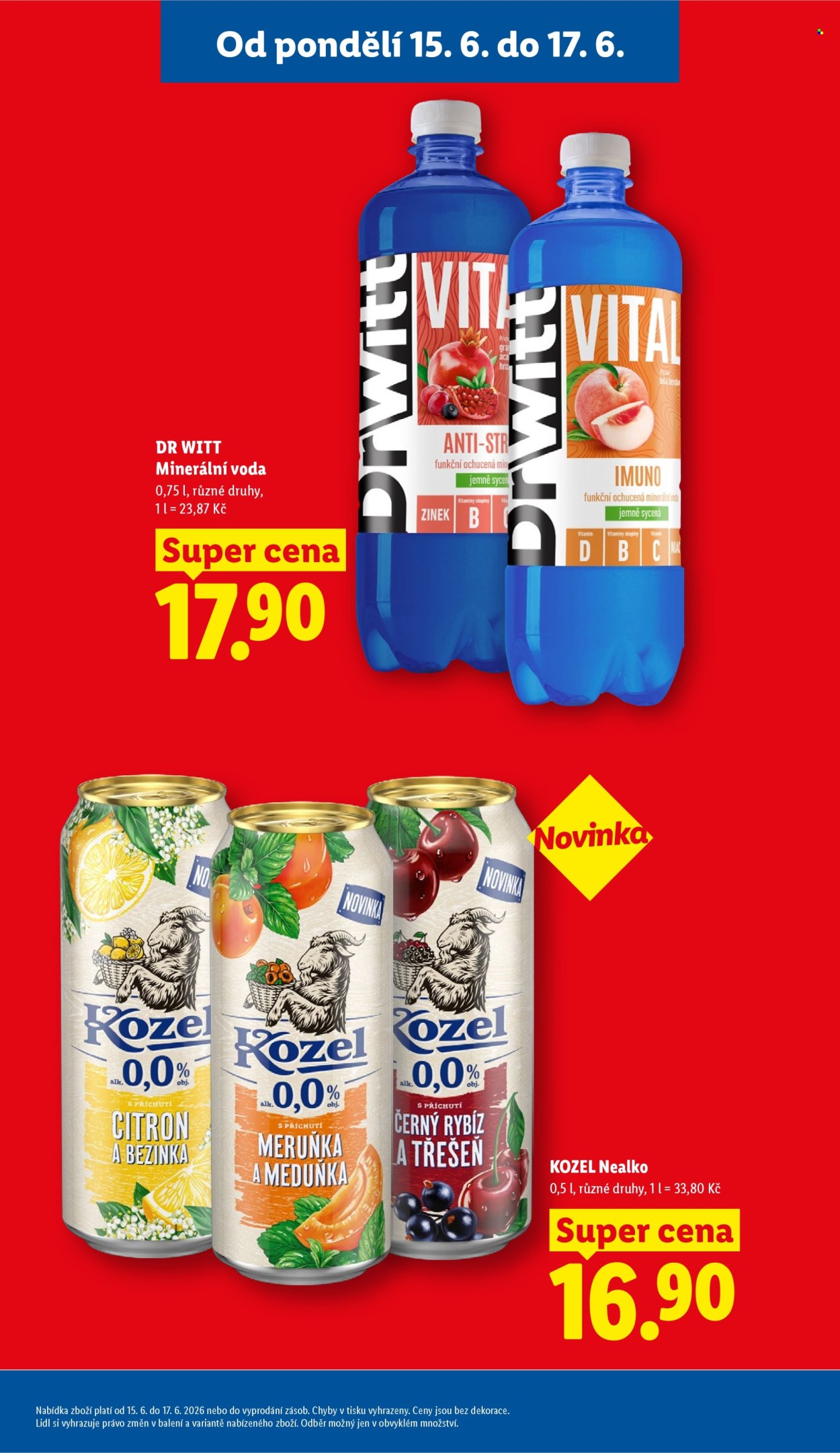 Leták Lidl - 15. 6. 2026 - 17. 6. 2026. Strana 6