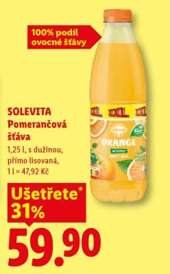 Solevita POMERANČOVÁ ŠŤÁVA