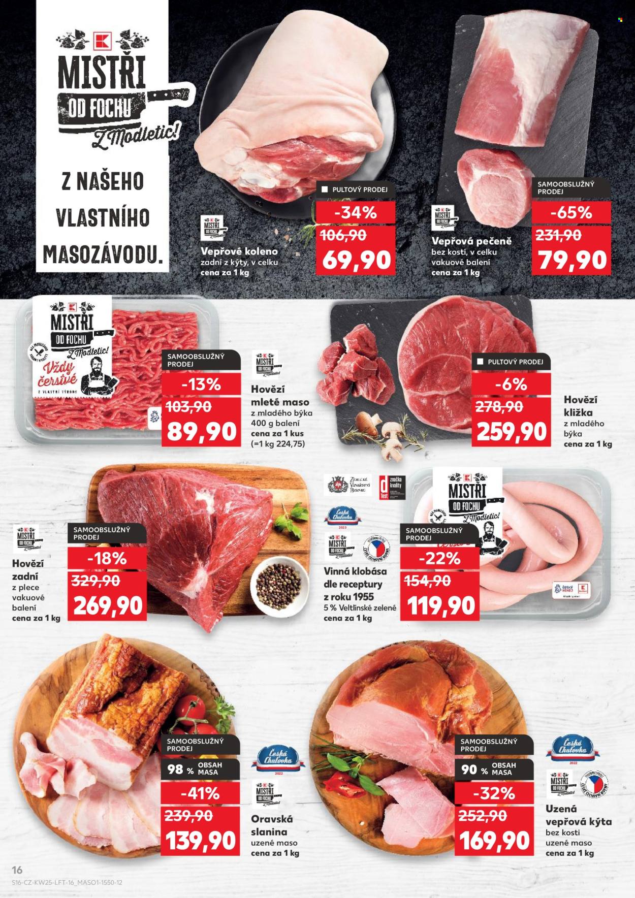Leták Kaufland - 17. 6. 2026 - 23. 6. 2026. Strana 16