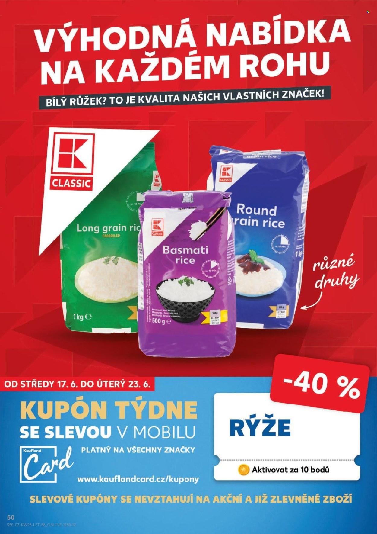 Leták Kaufland - 17. 6. 2026 - 23. 6. 2026. Strana 50