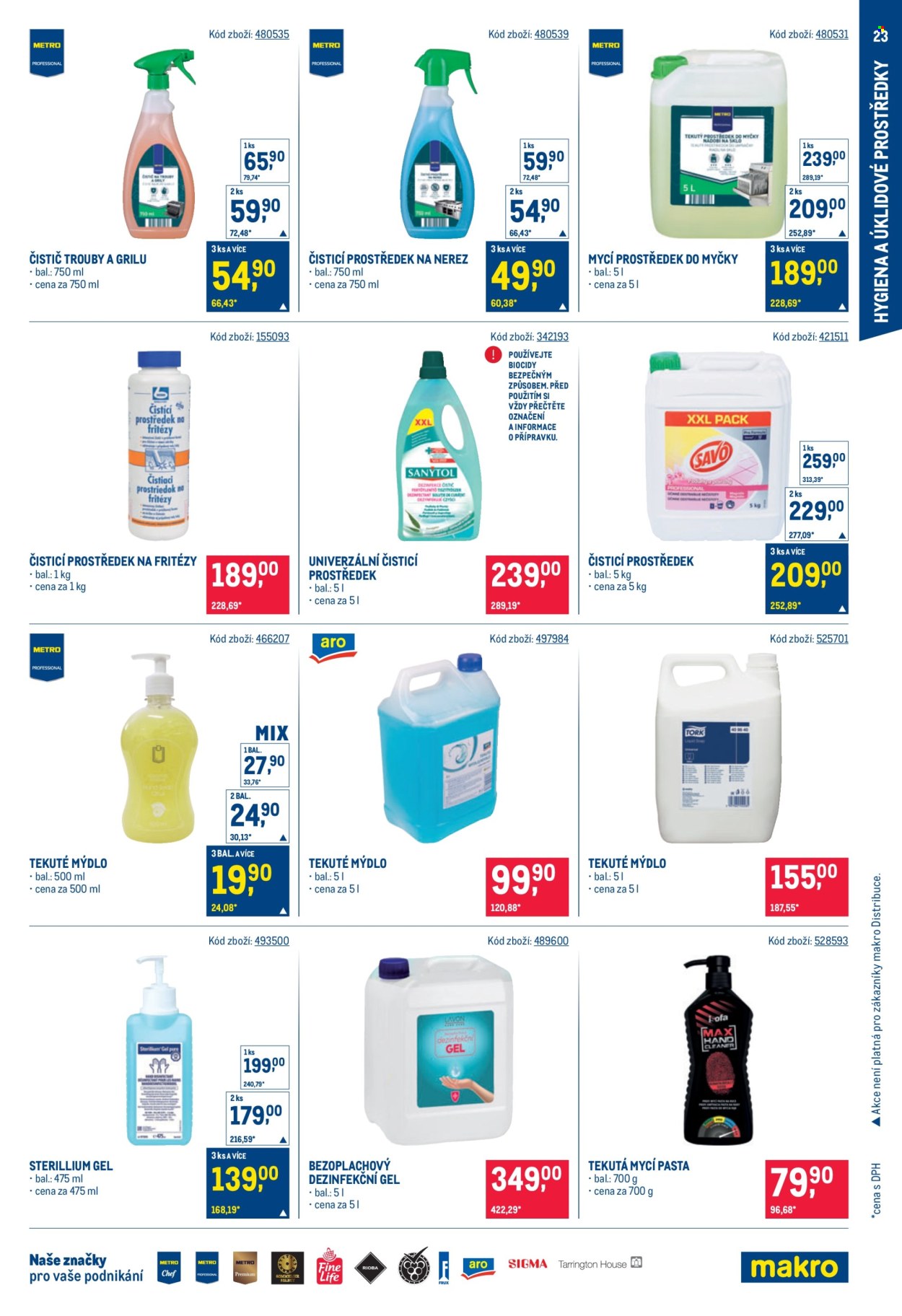 Leták MAKRO - 17. 6. 2026 - 14. 7. 2026. Strana 23