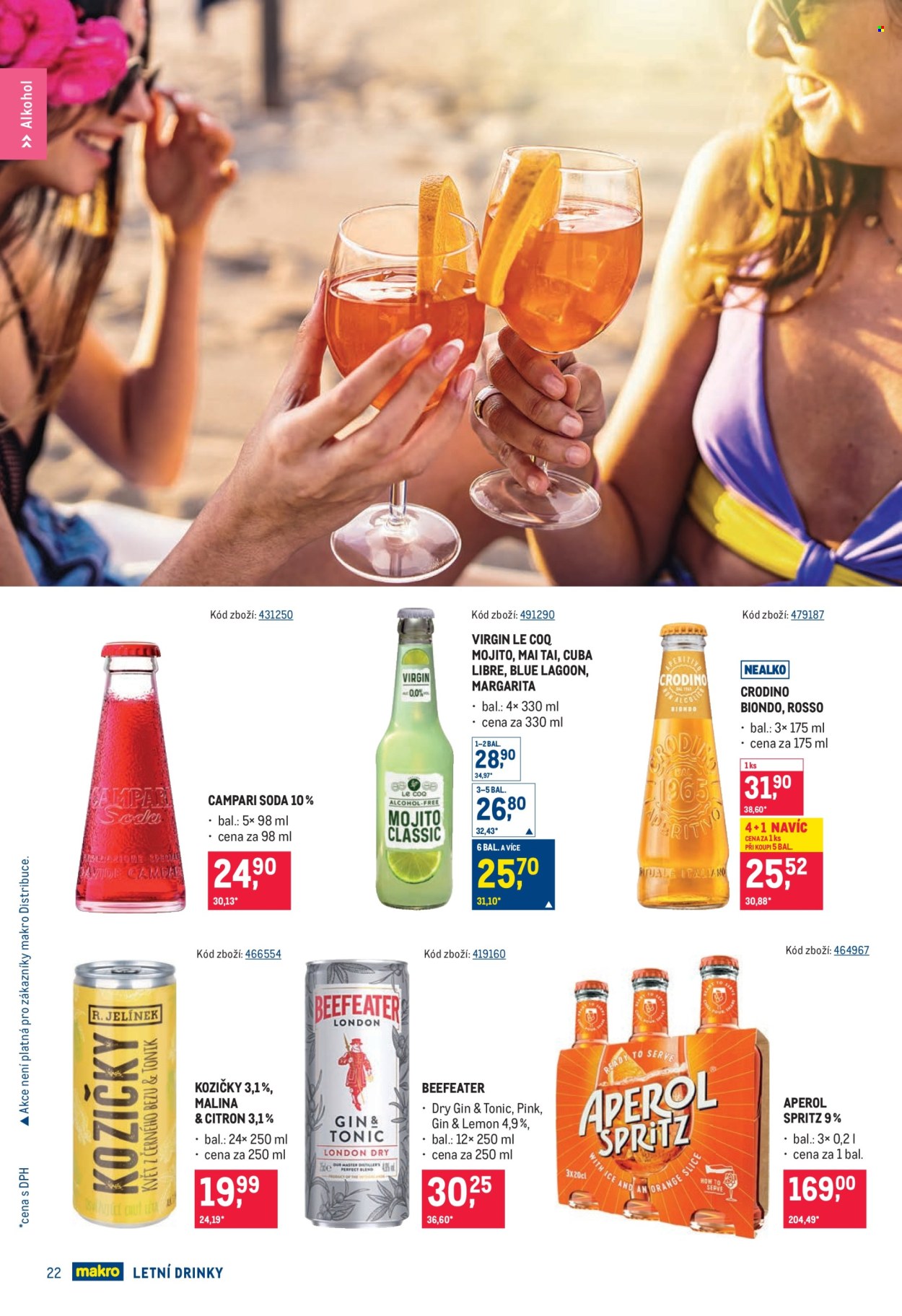 Leták MAKRO - 17. 6. 2026 - 14. 7. 2026. Strana 22