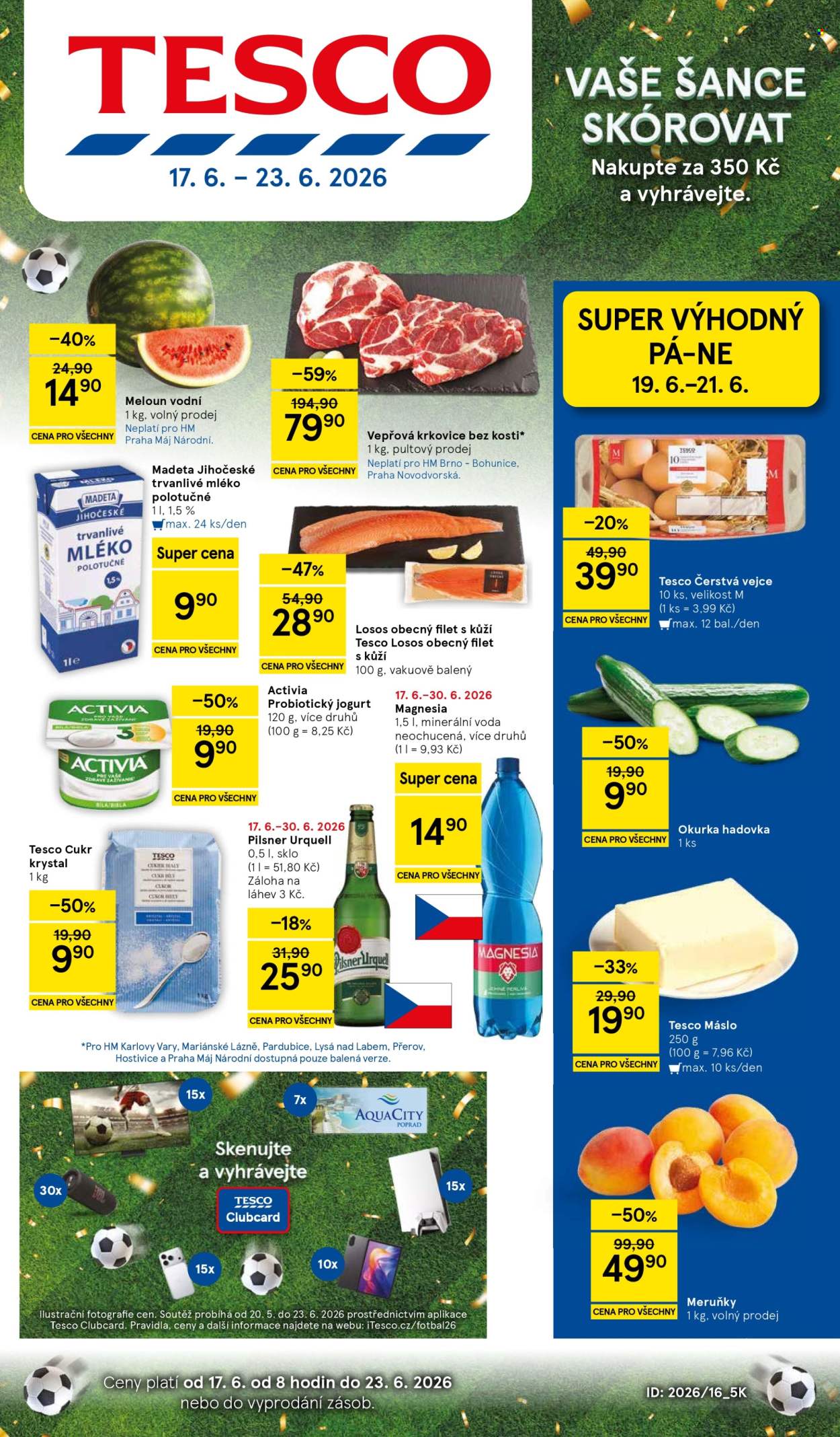 Leták TESCO - 17. 6. 2026 - 23. 6. 2026. Strana 1