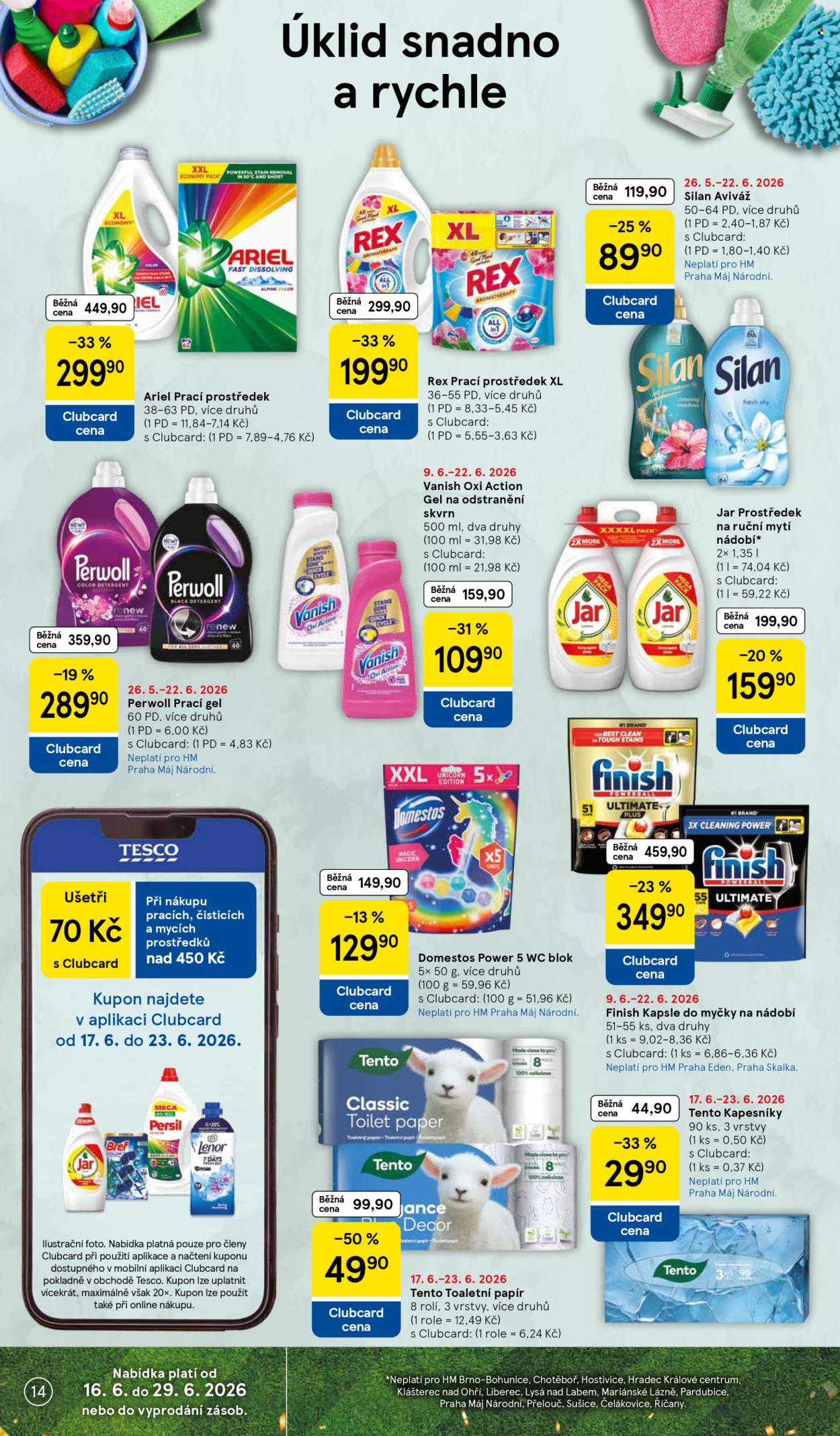 Leták TESCO - 17. 6. 2026 - 23. 6. 2026. Strana 14