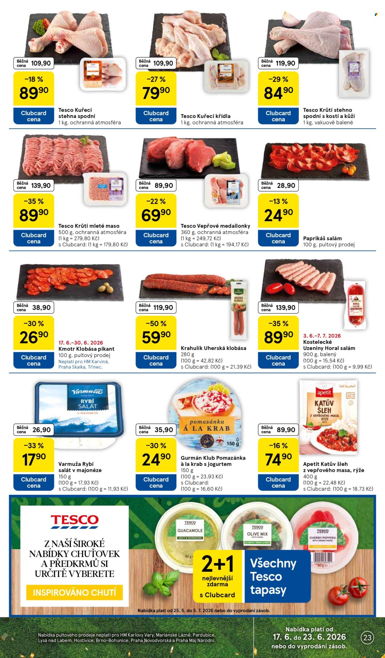 Leták TESCO - 17. 6. 2026 - 23. 6. 2026. Strana 23