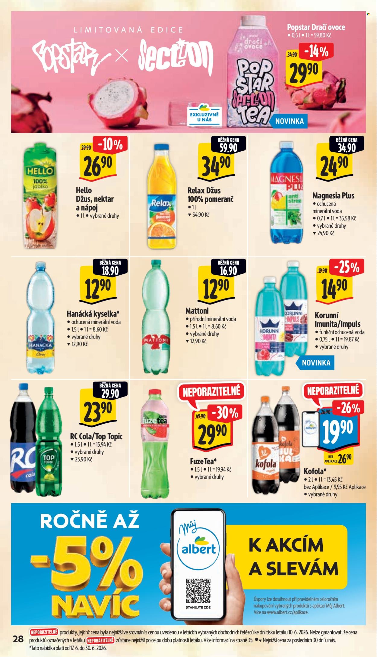 Leták Albert Hypermarket - 17. 6. 2026 - 23. 6. 2026. Strana 38