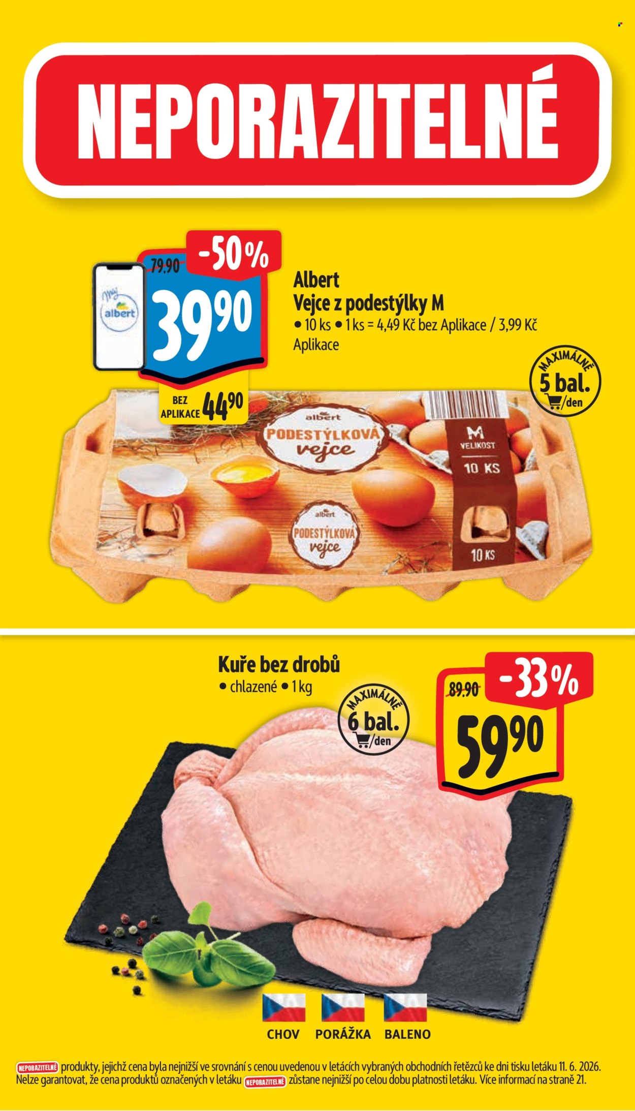 Leták Albert Supermarket - 17. 6. 2026 - 23. 6. 2026. Strana 2