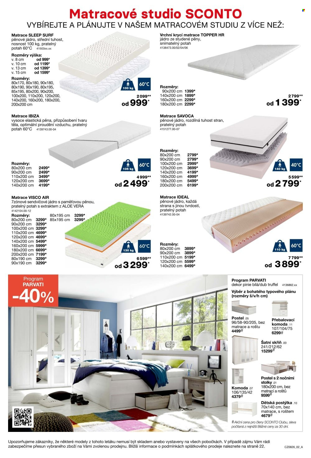 Leták SCONTO NÁBYTEK - 17. 6. 2026 - 14. 7. 2026. Strana 2