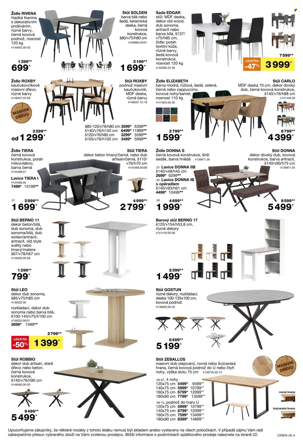 Leták SCONTO NÁBYTEK - 17. 6. 2026 - 14. 7. 2026. Strana 8