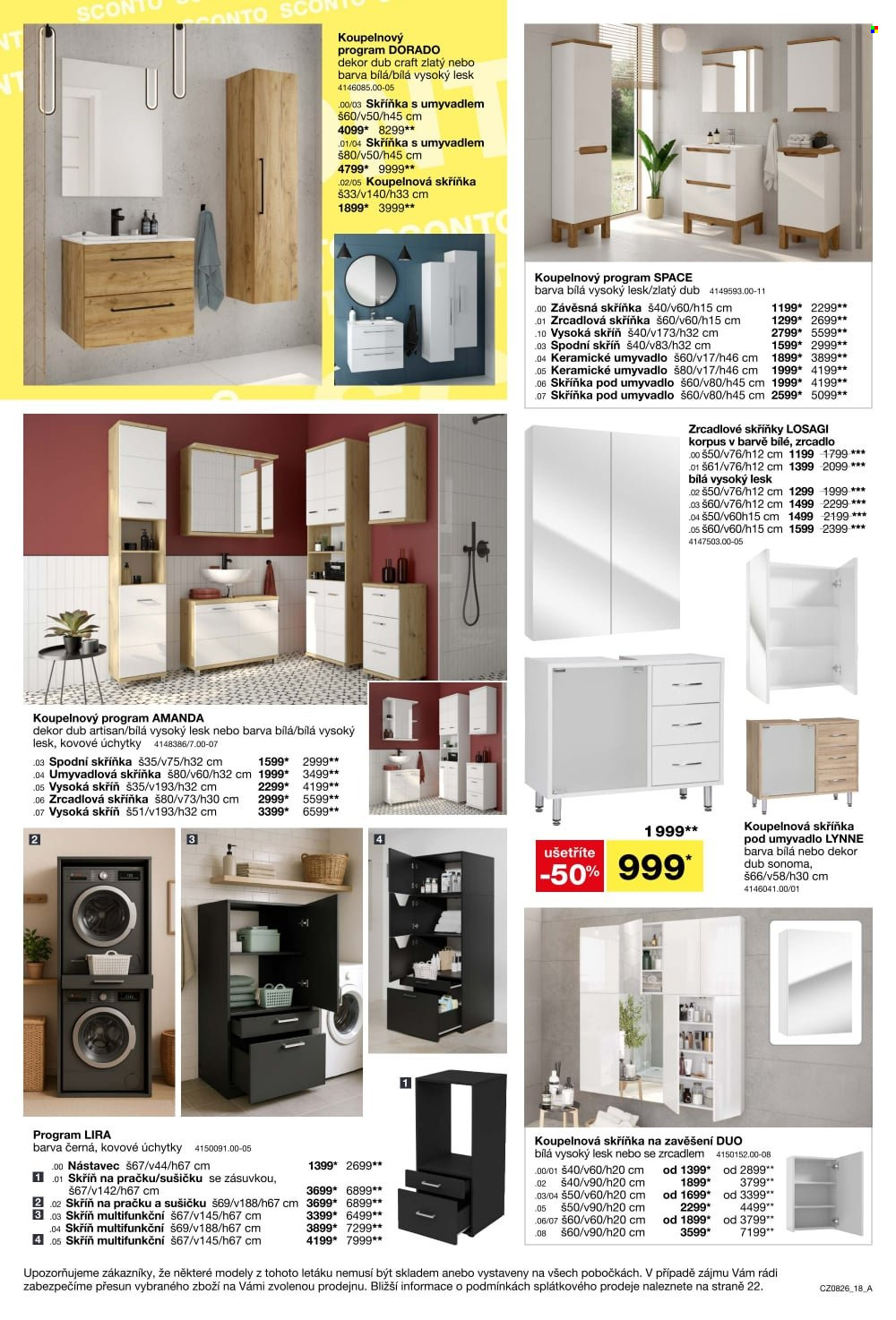 Leták SCONTO NÁBYTEK - 17. 6. 2026 - 14. 7. 2026. Strana 18