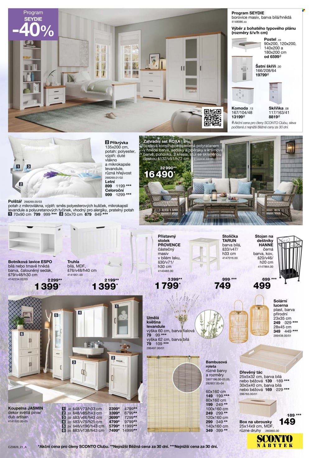 Leták SCONTO NÁBYTEK - 17. 6. 2026 - 14. 7. 2026. Strana 21