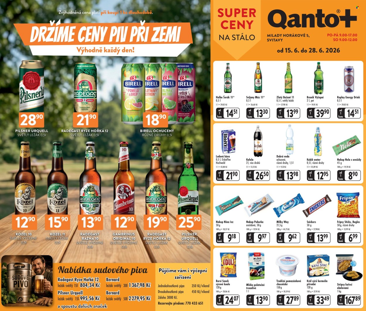 Leták Astur & Qanto velkoobchod - 15. 6. 2026 - 28. 6. 2026. Strana 1