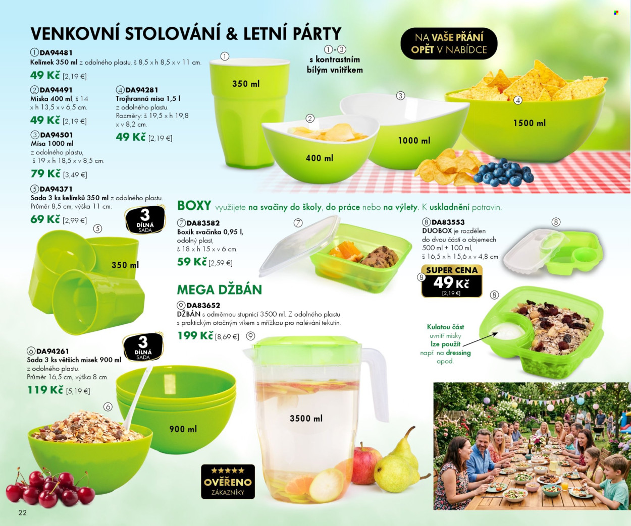 Leták Dedra - 19. 6. 2026 - 31. 7. 2026. Strana 22