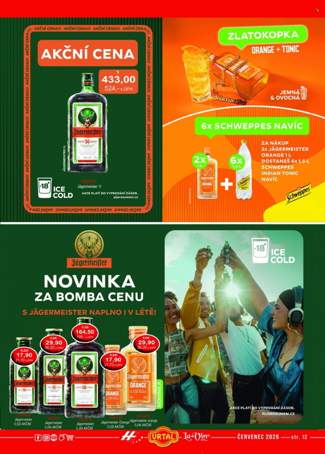 Leták Vrtal - 1. 7. 2026 - 31. 7. 2026. Strana 12