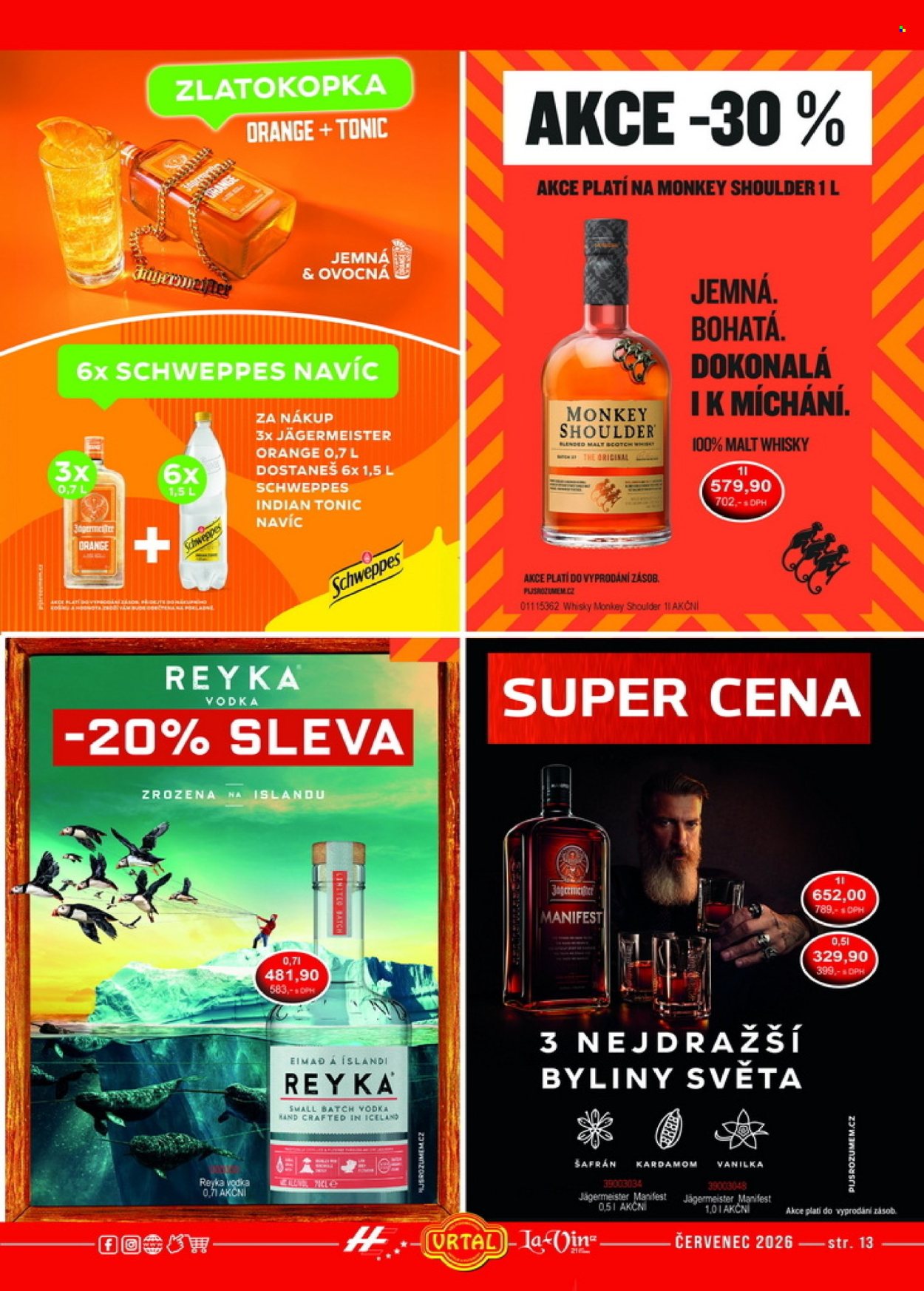 Leták Vrtal - 1. 7. 2026 - 31. 7. 2026. Strana 13